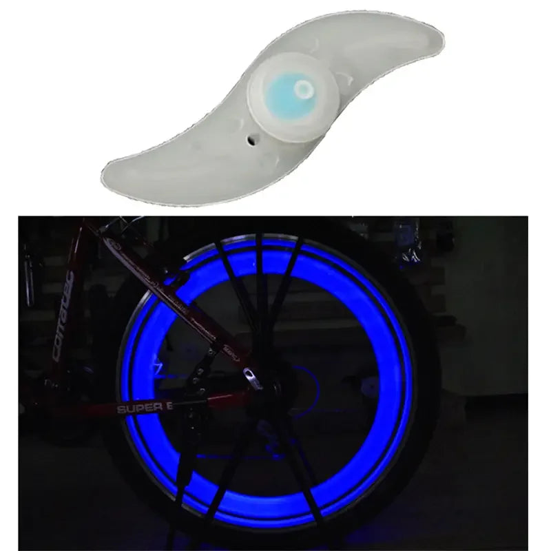 Waterproof Bicycle Wheel Spoke Light - 3 Modes for Safety and Visibility - Easy Installation - Ideal for Mountain and Road Bikes