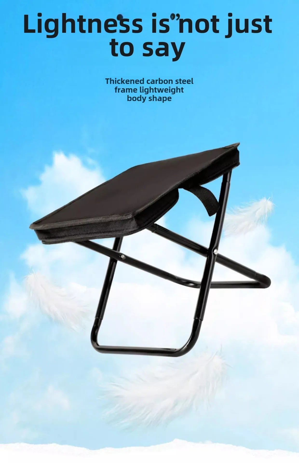 Outdoor Portable Folding Stool Lightweight and Convenient Folding Stool Camping Travel Fishing Portable Stool