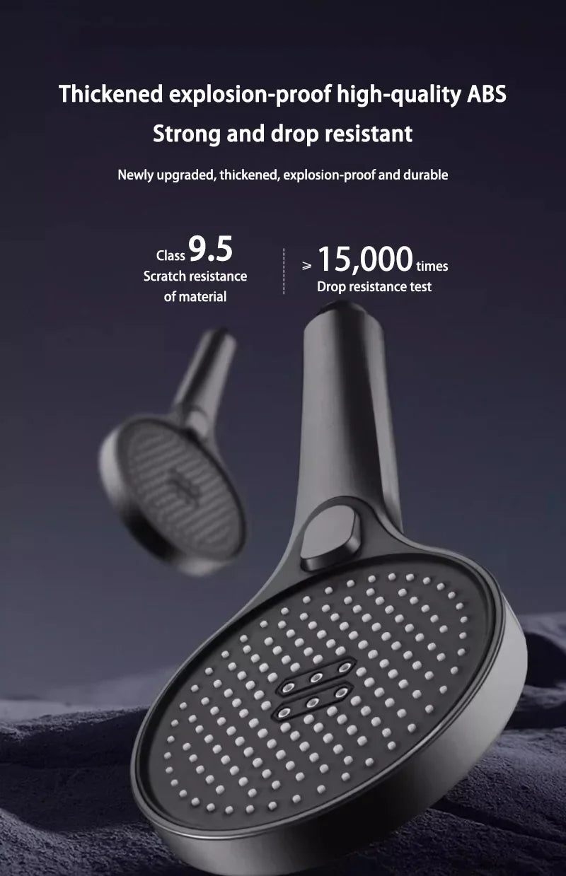 Xiaomi MIJIA High Pressure Shower Head 13cm Panel 3 Modes Water Saving Spray Nozzle Massage Rainfall Shower Bathroom Accessories