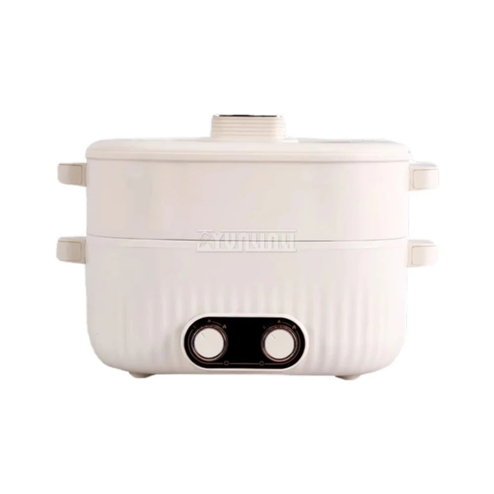 Four-Grid Multifunctional Integrated Hot Pot Electric Caldron Household Large Capacity Electric Chafing Dish