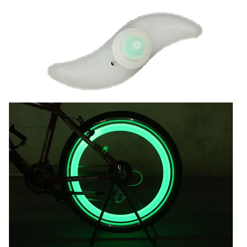 Waterproof Bicycle Wheel Spoke Light - 3 Modes for Safety and Visibility - Easy Installation - Ideal for Mountain and Road Bikes
