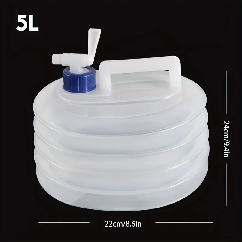 Outdoor Folding Square Water Bag, Car Portable Thickened Bucket, Field Drinking Water Storage Tank