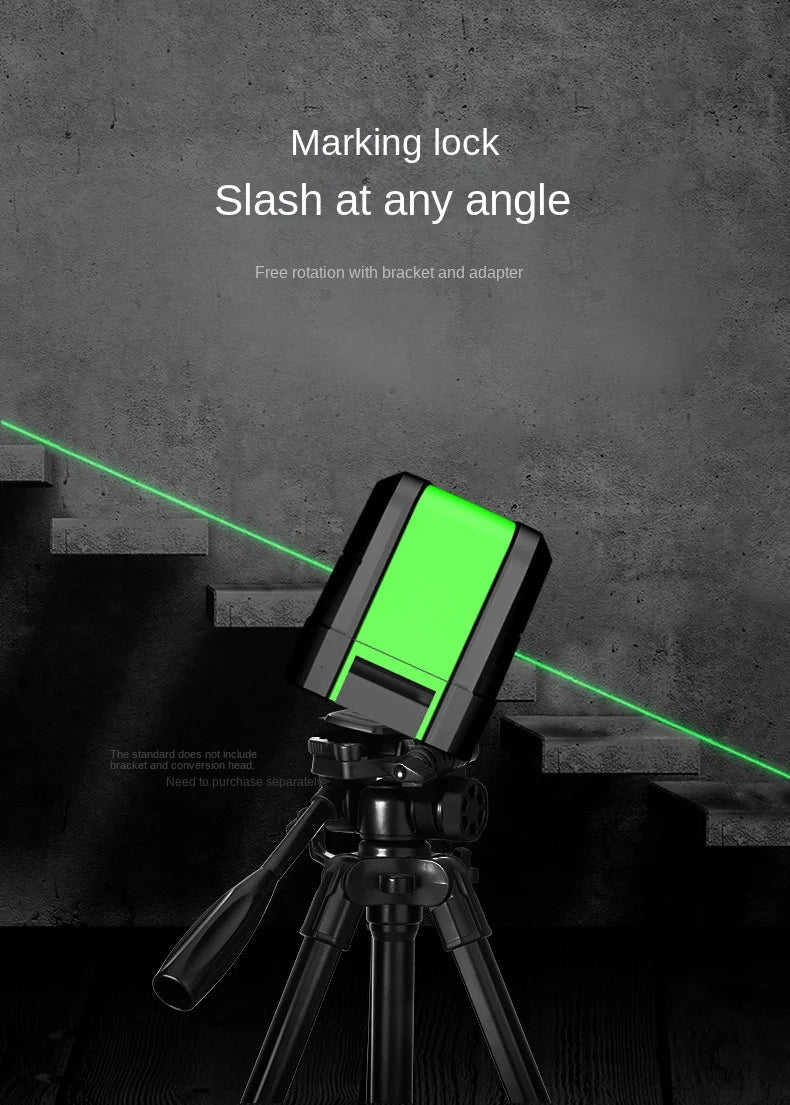 Professional Mini Laser Level Tool 2 Lines Green Laser Self-leveling Leveling Horizontal Vertical Cross Laser Levers Machine