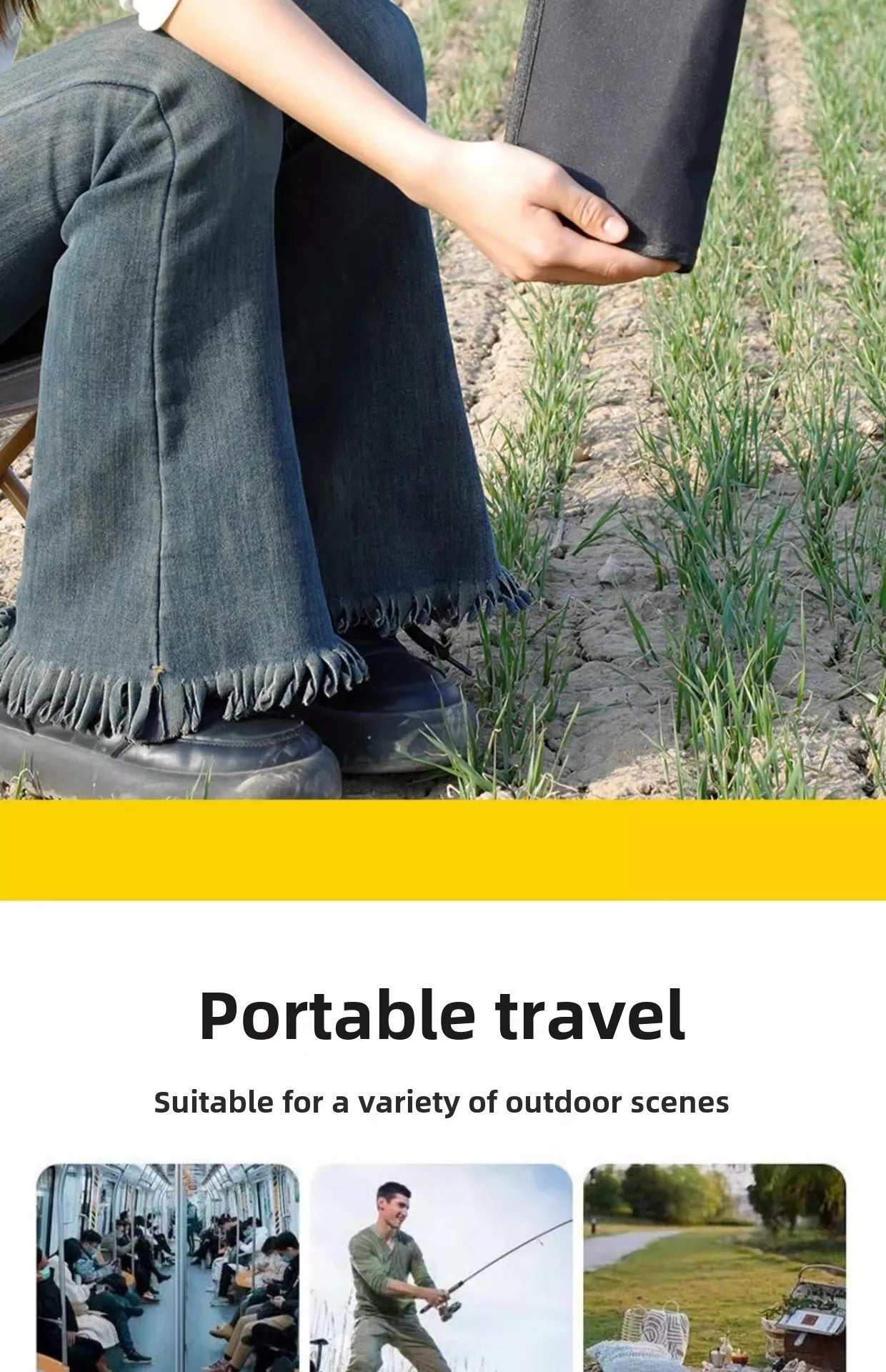 Outdoor Portable Folding Stool Lightweight and Convenient Folding Stool Camping Travel Fishing Portable Stool