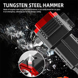 Car Safety Hammer Multifunctional Charging Power Work Light Emergency Fire Self-rescue Breaking Window Self-defense Flashlight Aimak Store