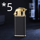 Creative Blue Flame Lighter Dolphin Dragon Tiger Double Fire Metal Winproof Lighter Inflatable Lighter Aimak Store