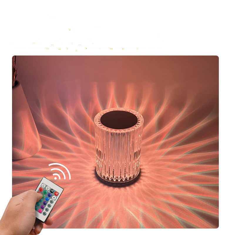 Crystal Lamp Acrylic Creative Lines Small Night Lamp Aimak Store