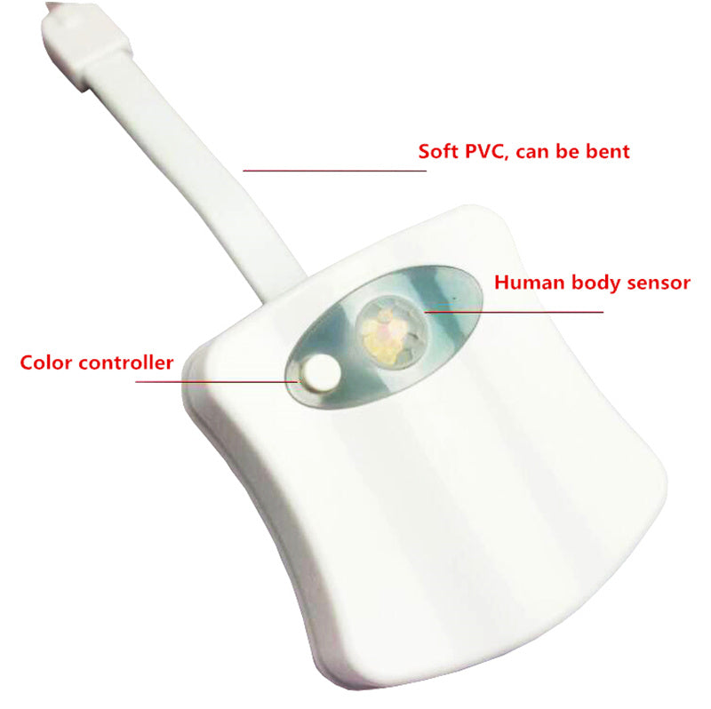 Toilet Induction LED Night Light Aimak Store