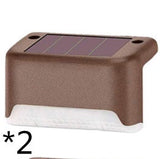 Solar outdoor courtyard lamp staircase wall lamp Aimak Store