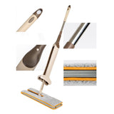 Self-Wringing Double Sided Flat Mop Telescopic Comfortable Handle Mop Floor Cleaning Tool For Living Room Kitchen Aimak Store