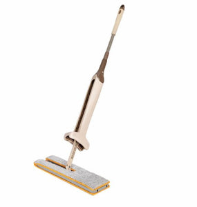 Self-Wringing Double Sided Flat Mop Telescopic Comfortable Handle Mop Floor Cleaning Tool For Living Room Kitchen Aimak Store