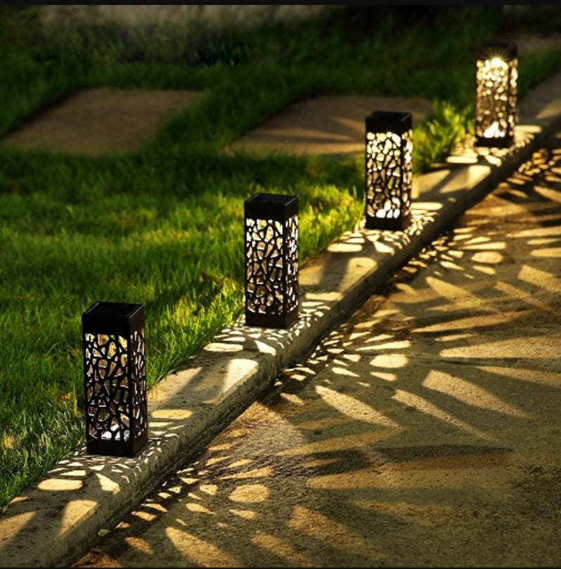 Solar Garden Pathway Lights Lawn Lamp For Garden Lantern Decoration Outdoor Path Light Wireless Waterproof Night Led Solar Lamp Aimak Store