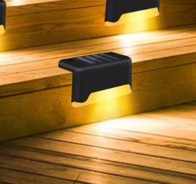 Solar outdoor courtyard lamp staircase wall lamp Aimak Store