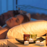 LED Candle Light Warm White Flashing Timed Flameless Candle Aimak Store