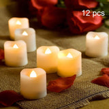 LED Candle Light Warm White Flashing Timed Flameless Candle Aimak Store