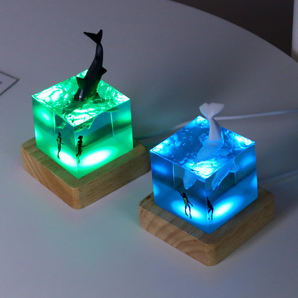 Cube Decoration Luminous Mini Small Night Lamp Aimak Store