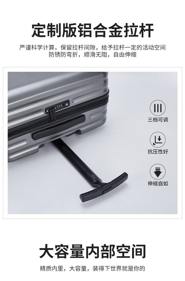 KLQDZMS Japanese Luggage Female Horizontal Bar Luggage Student Mute Universal Wheel Suitcase Strong And Durable Boarding Case Aimak Store