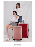 KLQDZMS Japanese Luggage Female Horizontal Bar Luggage Student Mute Universal Wheel Suitcase Strong And Durable Boarding Case Aimak Store