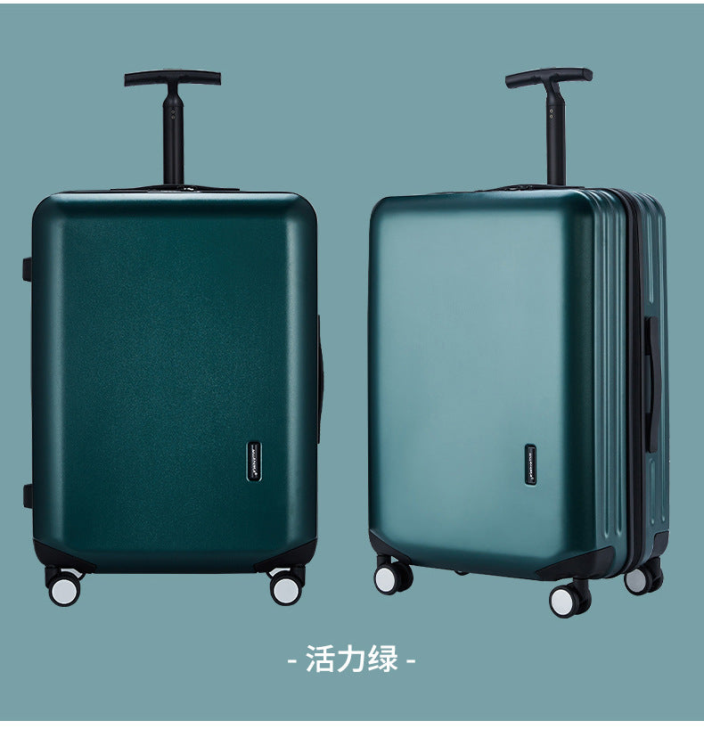 KLQDZMS Japanese Luggage Female Horizontal Bar Luggage Student Mute Universal Wheel Suitcase Strong And Durable Boarding Case Aimak Store