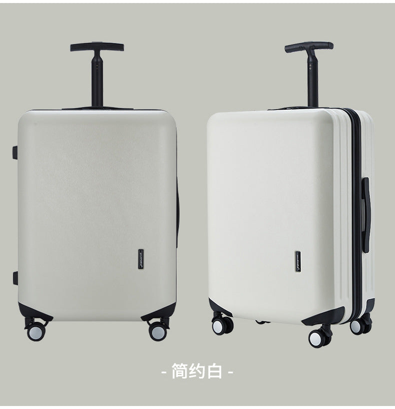 KLQDZMS Japanese Luggage Female Horizontal Bar Luggage Student Mute Universal Wheel Suitcase Strong And Durable Boarding Case Aimak Store