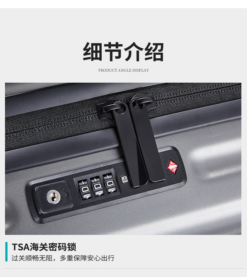 KLQDZMS Japanese Luggage Female Horizontal Bar Luggage Student Mute Universal Wheel Suitcase Strong And Durable Boarding Case Aimak Store