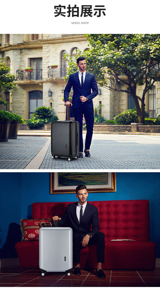 KLQDZMS Japanese Luggage Female Horizontal Bar Luggage Student Mute Universal Wheel Suitcase Strong And Durable Boarding Case Aimak Store