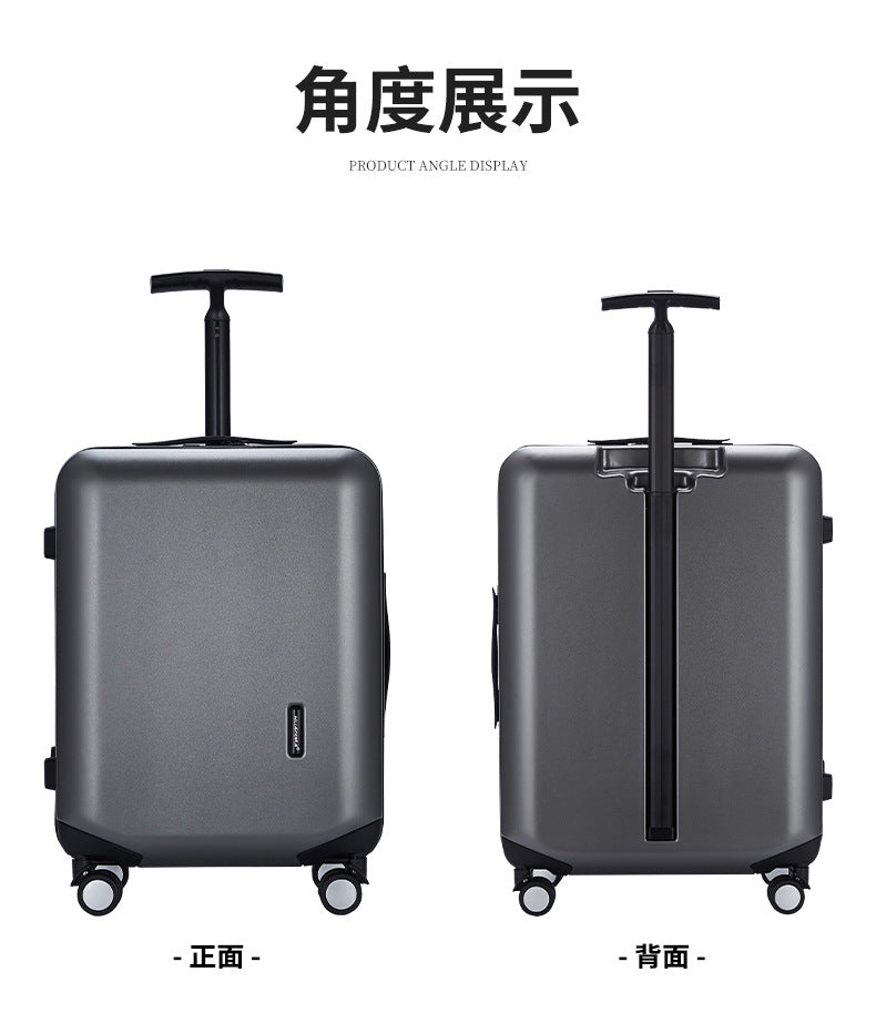KLQDZMS Japanese Luggage Female Horizontal Bar Luggage Student Mute Universal Wheel Suitcase Strong And Durable Boarding Case Aimak Store