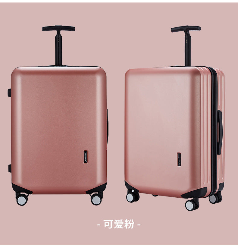KLQDZMS Japanese Luggage Female Horizontal Bar Luggage Student Mute Universal Wheel Suitcase Strong And Durable Boarding Case Aimak Store