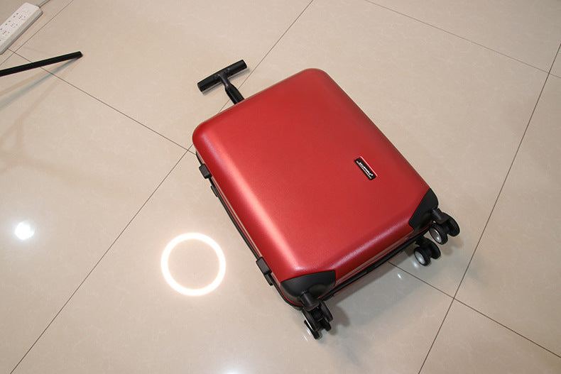 KLQDZMS Japanese Luggage Female Horizontal Bar Luggage Student Mute Universal Wheel Suitcase Strong And Durable Boarding Case Aimak Store