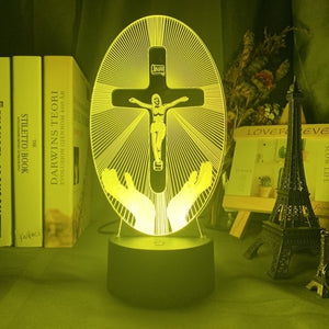 Cross Acrylic 3D Night Light Aimak Store