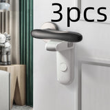 Children's Door Lever Lock Opening Artifact Anti-cat Anti-pet Room Easy To Install And Use Aimak Store