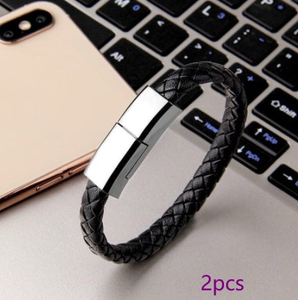 New Bracelet Charger USB Charging Cable Data Charging Cord For IPhone14 13 Max USB C Cable For Phone Micro Cable Aimak Store