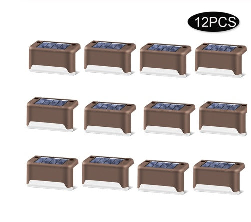 Solar outdoor courtyard lamp staircase wall lamp Aimak Store