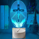 Cross Acrylic 3D Night Light Aimak Store