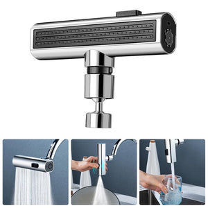 Kitchen Faucet Waterfall Outlet Splash Proof Universal Rotating Bubbler Multifunctional Water Nozzle Extension Kitchen Gadgets Aimak Store