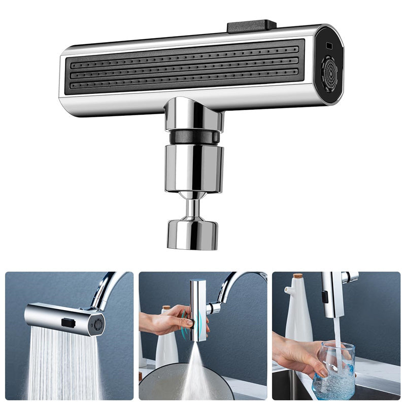 Kitchen Faucet Waterfall Outlet Splash Proof Universal Rotating Bubbler Multifunctional Water Nozzle Extension Kitchen Gadgets Aimak Store