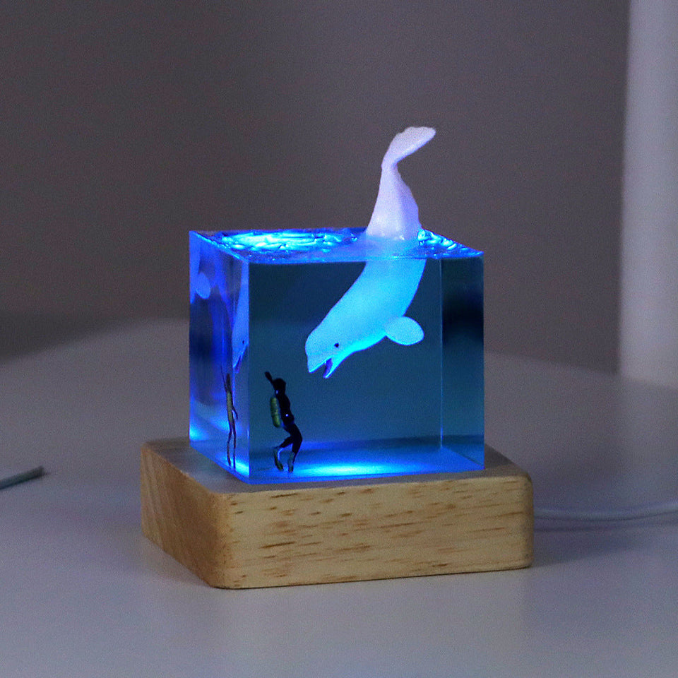 Cube Decoration Luminous Mini Small Night Lamp Aimak Store