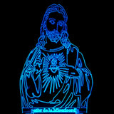 Jesus 3D colorful touch lamp Aimak Store