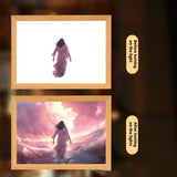 Jesus LED Light Painting Home Decoration Light Painting Photo Frame Led Night Light Room Decor Christmas Gifts Moon Lamp Aimak Store