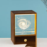 Wooden Box Square Crystal Ball Elk Cloud Night Light Christmas Birthday Gift Aimak Store