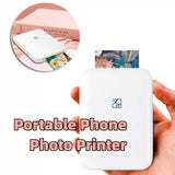 Color Photo Printer Portable Full Color Wireless Photo Printer USB Bluetooth Thermal Sublimation Printer Aimak Store