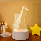 3D Light Colorful Touch Remote Control LED Visual Light 3D Small Table Lamp Aimak Store