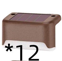 Solar outdoor courtyard lamp staircase wall lamp Aimak Store