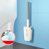 Toilet Brush Household No Dead Corner Bathroom With Bucket Wall Mounted Aimak Store