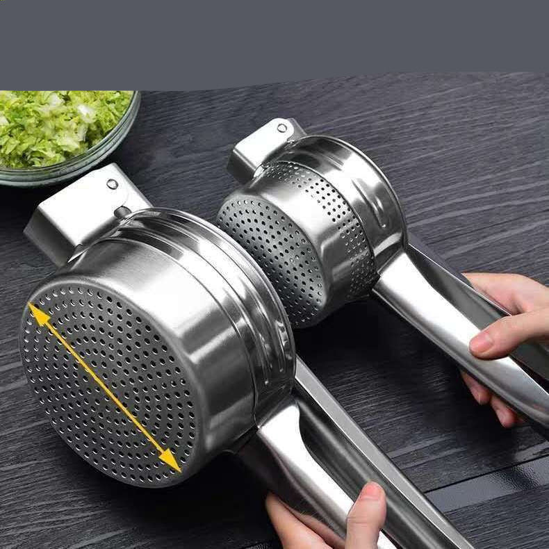 Kitchen Portable Juicer Water Squeezer Stainless Steel Juicer Squeezing Potato Masher Garlic Press Kitchen Supplies Aimak Store