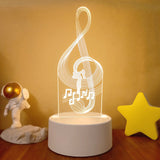 3D Light Colorful Touch Remote Control LED Visual Light 3D Small Table Lamp Aimak Store