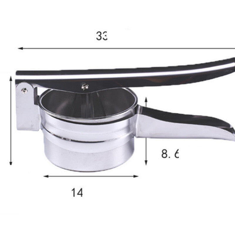 Kitchen Portable Juicer Water Squeezer Stainless Steel Juicer Squeezing Potato Masher Garlic Press Kitchen Supplies Aimak Store