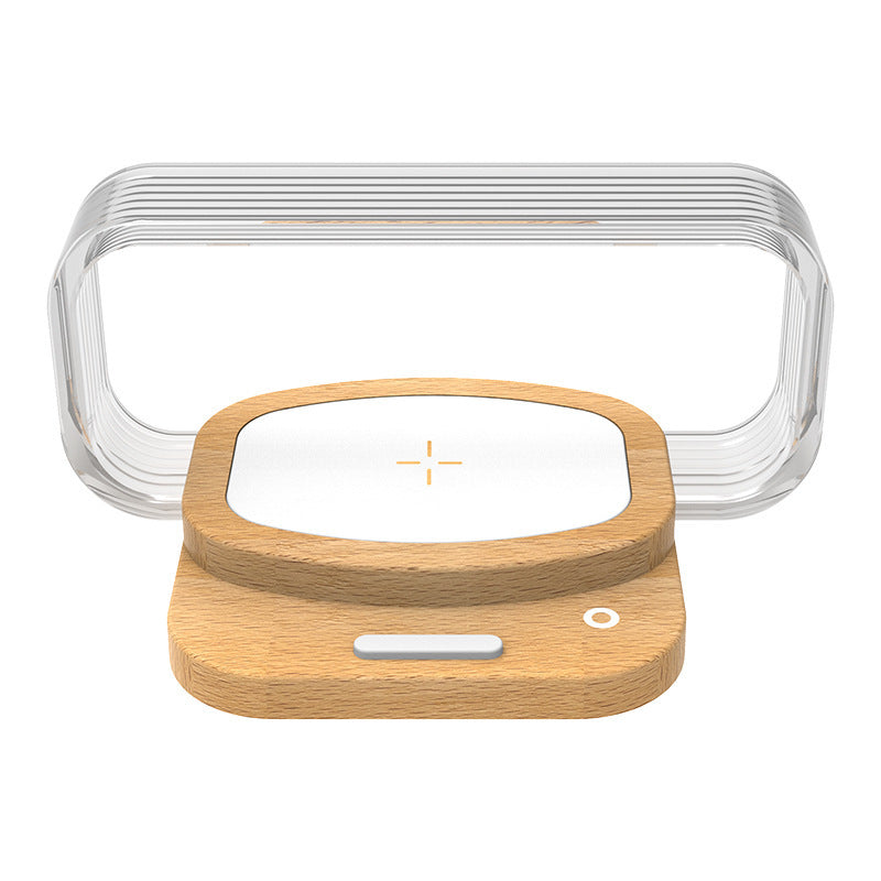 Wooden Mobile Phone Wireless Charger Small Night Lamp Aimak Store