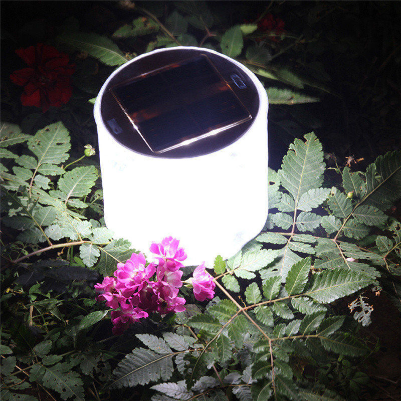 Inflatable Solar Light LED Solar Powered Foldable Light Outdoor Garden Yard Emergency Solar Road Lamp Aimak Store