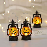 Halloween Oil Lamp Portable Pumpkin Lantern Skull Decoration Aimak Store